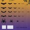 68pcs Halloween Bats & Spiders Wall Decor – 3D Black Plastic Stickers for Indoor/Outdoor Party Decorations